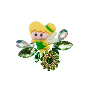 Green Fairy Face Jewels Stickers Self-Adhesive Rhinestone Crystal Body Art for Kids Party Festival