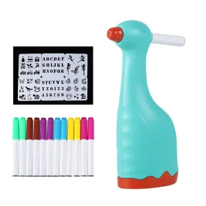 HARDWORK Custom Plastic Airbrush Kit Cordless Electric Spray Pen For Water Based Paint