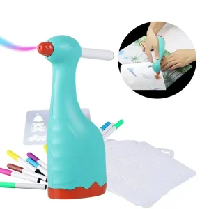 HARDWORK Zhejiang Airbrush Kit Water Based Color Spray Pen Cordless Rechargeable Electric Air Marker Spray Paint Painting