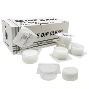 HBPMQPM-01 24 Piece Disposable Silicone Foam Cup Caps & Soft Tattoo Needles for Tattoo Shops Easy to Use Cleaning Cups