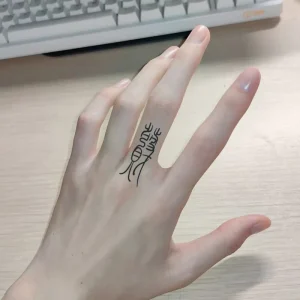 HC Lasting 7 15 Days Herbal Juice Tattoo Juice Sticker Semi Permanent Premium Flower Arm Waterproof Tattoo Sticker