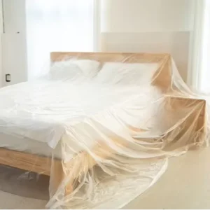HDPE Disposable Plastic Drop Sheet Dust Sheet Drop Cloth for Furniture Renovation Painting Protection