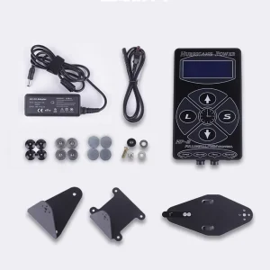 HP 2 Tattoo Machine Power Supply Dual Intelligent Digital LCD Rotary Tattoo Power Supply Kit