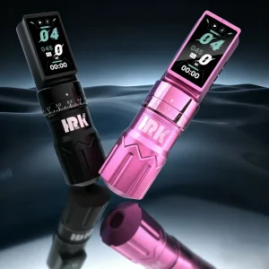 HRK H26 Wireless Adjustable Stroke Tattoo Pen Machine Rotary Tattoo Device Black Pink Tattoo Gun Supply