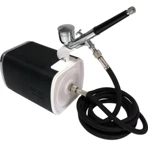 HS-M100DK Aerografo Profesional DC12V Air Compressor Small Without Battery 9L/min Air Flow 2-15 PSI Working Pressure