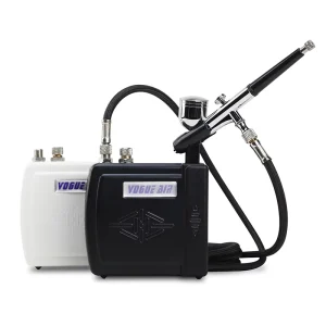 HS08C Home Use DIY Painting Design Portable Airbrush Kit with air Compressor Mini for Model Cake Car Nail Painting