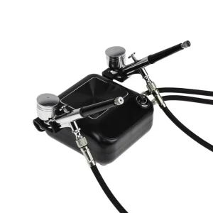 HSA9K Portable Airbrush Machine with Compressor Copper Paint Air Brush for Brows Piston Type