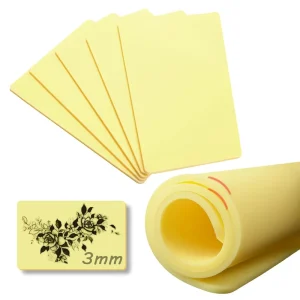 Hadiyah Beauty Tattoo Practice Skin Blank Silicone 20*30 3mm Tattoo Training Practice Skin for Permanent Makeup