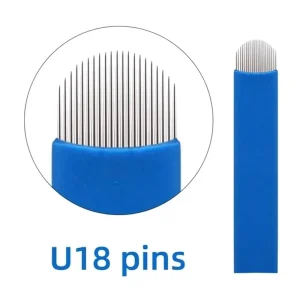 Hadiyah Microblading Blue Needles Manual Tattoo Blade Eyebrow Tattoo Needles