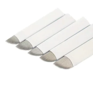 Hadiyah OEM 3D Microblading Needles for Microblading Embroidery Pen Permanent Makeup Needle Eyebrow Tattoo Needle Supplies