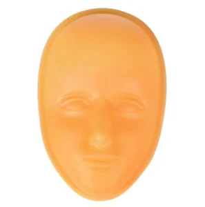 HadiyahBeauty Silicone Practice Permanent Makeup Lip Eyebrow 5D Facial Tattoo Training Head Tattoo Skin Mannequin Doll Face Head