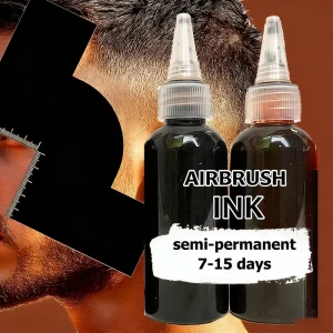 Hair Enhancer Beard Lineup Water Resistant Hairline Filler Spray Semi Permanent Black Dark Brown Hair Dye Airbrush Beard