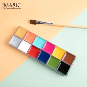 Halloween Body Painting Kit Non Toxic Smooth Waterproof Body Paint Palette Oil Based Paint