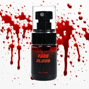 Halloween Cosplay Stage Special Effects SFX Makeup 30ML Washable Safe Non Toxic Water Based Blood Spray