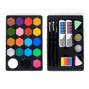 Halloween Costume Safe and Non-toxic Face Painting Kit Full Color Kids Face Paint Set