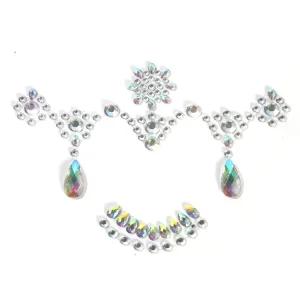 Halloween Crystals Sticker Adhesive Gems Acrylic Rhinestone Face and Body Jewels Tattoo Sticker