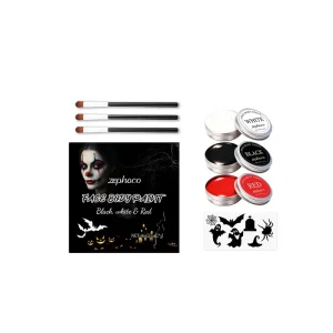Halloween Face Body Paint Set Skin-friendly Formula Long-lasting Color Lock Holiday Creative Paint Party Art Makeup