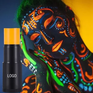 Halloween Face Painting Fluorescence Non Toxic Fluorescent Multi Colours Rainbow Body Face Paint Stick Halloween Cosmetics