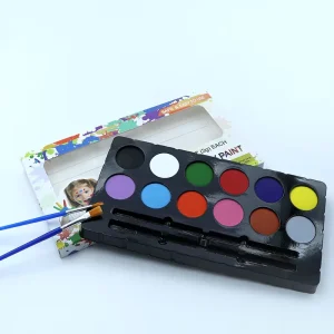 Halloween Face Painting Kit 12-Color Washable Grease Paint Oil Based Kids DIY