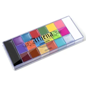 Halloween Fantasy Dress Makeup Palette 20 Colors Flash Tattoo Art Oil Safe Face Painting Kits Body Painting Supplies