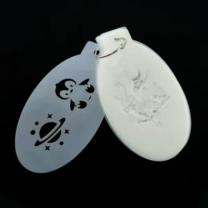 Halloween Holiday Makeup Tattoo Stencil Reusable Body Art Facial Painting Stencils Set for Kids