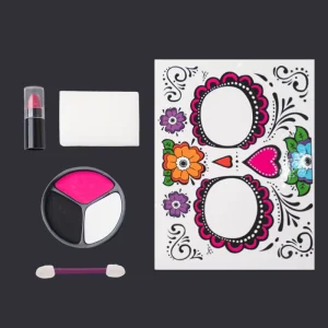 Halloween Makeup Set Temporary Tattoo & Lipstick Face Paint High Pigment Cosplay Party Supplies Non-Toxic Private Label OEM ODM