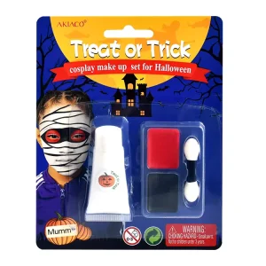Halloween Mummy Face Paint Kit with Scar Wax and Fake Blood OEM SFX Makeup for Kids and Adults
