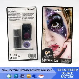 Halloween Party Face Painting Kit with Fake Blood and Wounds, Child-Safe, Direct From the Manufacturer
