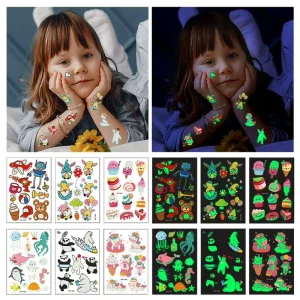 Halloween Temporary Tattoo Stickers Waterproof Durable Children’s New Cartoon Face Body Personalized Tattoo Stickers