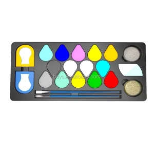 Halloween Water Based Neon Face Paint Kit for Kids