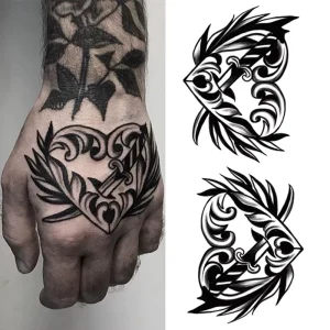 Hand Body Temporary Tattoo Sticker Waterproof Mixed Styles For Men Women Body Art Tattoos Sticker Customize