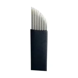 Hand-Made Tattoo Needles for Lip and Eyebrow Rapid Coloring with Curved Embroidery Model 1009