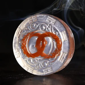 Handmade Feng Shui Bagua Soap Energy Cleansing Ritual Bar Spiritual Soap for Good Luck Protection and Aura Purification