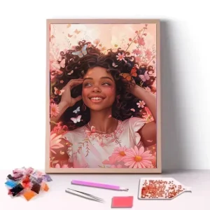 Handmade Full DIY Custom Diamond Painting Craft Kit Easy Print Cartoon Landscape Mosaic for Beginners Adult Craft Kits