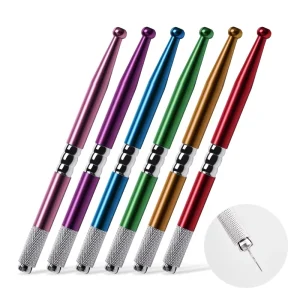 Handmade Stainless Steel Portable Permanent Makeup Eyebrow Manual Tattoo Pen 3D Microblading Pen