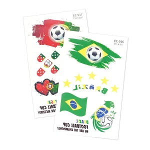 Heart Shape Waterproof Temporary Tattoo Stickers Classroom Sports Events Promotions Transfer Paper Digital Printing Boys