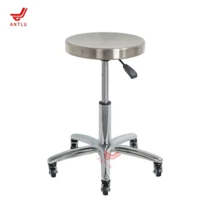 Heavy Duty Stainless Steel Salon Stool Ergonomic Tattoo Chair with Wheels