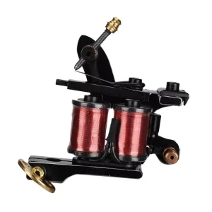 Heavy Duty Tattoo Machine with 10 Wrap Copper Coils Professional Kit