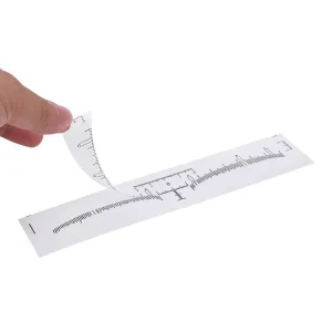 Henna Brows Measuring Tool Mapping Stickers Microblading Eyebrow Ruler Sticker Suitable for All Face Shape