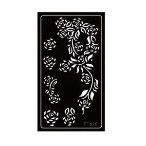 Henna Tattoo Stencils Kit Pack 22 Sheets Eco friendly Non Toxic Temporary Tattoo Templates Indian Arabian Tattoo Sticker Hands