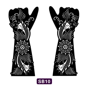Henna Tattoo Stencils for Painting Dragon Wolf Airbrush Stencil Reusable Glitter Stencil Templates Pochoir
