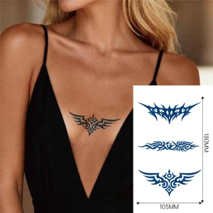 Herbal Juice Custom Self Designs Look Real Tattoo Last 2 Week Semi Permanent Tattoo for Women