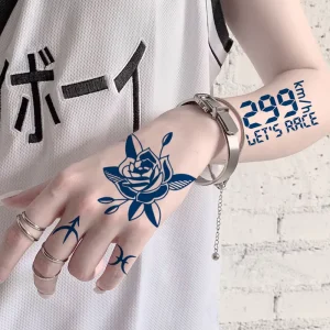 Herbal Semi-permanent Tattoo Sticker Waterproof Long-lasting 15 Days Fake Tattoo