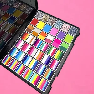 High Color Rendering Professional Face Painting Palette A4 Size Natural Plant Material CE Certified Safe Ingredients for