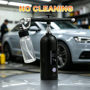 High End No Clean No Clog Airbrush for Automotive Paint Touch up Kit with Long Life Battery & LED Power Display