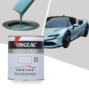 High Gloss 1K Crystal Blue-green Pearl Car Body Spray Paint Coating Factory Direct