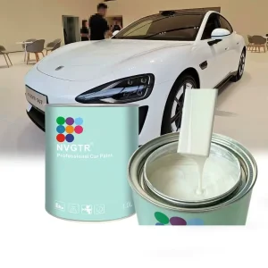 High Gloss Automotive Refinish Acrylic 1K Pearl Metallic Diamond Crystal Snowflake Bright White Spray Paint for