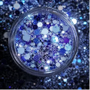 High Gloss Chunky Glitter Mix Hexagon Flakes For Slime Hair Epoxy Resin Tumblers Painting Art Crafts