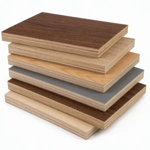 High Glossy Matt Textured Finish Durable Interior Decoration Building Material Poplar Eucalyptus Core Melamine Board