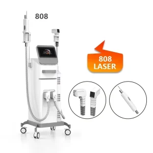 High-Power 1200W Stationary Clinical Laser Hair & Tattoo Removal Machine 2-in-1 Commercial Use Water Cooling 1 Year Warranty